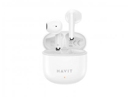HAVIT sluchátka TWS TW976 bílá