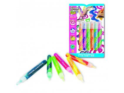 11680 11680 mitama glitter lepidlo twist color 6 ks