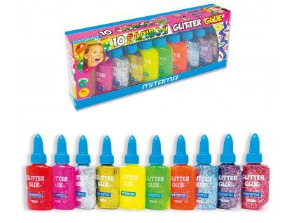11710 11710 mitama glitter lepidlo 3d rainbow 10 ks