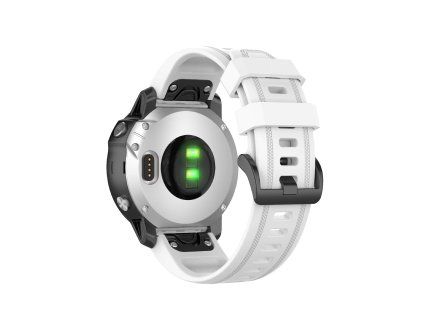 12580 reminek quick release silikonovy 22mm bily
