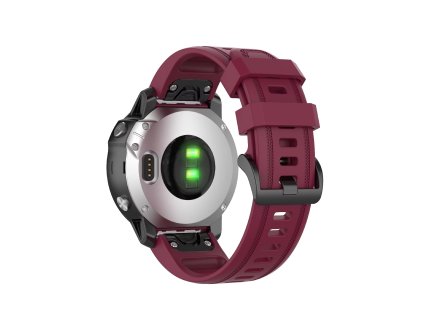 Řemínek Quick Release silikonový 22mm magenta