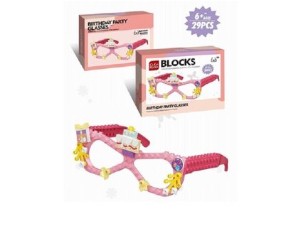 DK DIY Blocks brýle party Girls 29ks