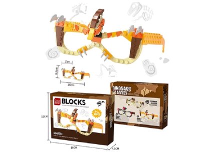 DK DIY Blocks brýle party serie DINO 45ks