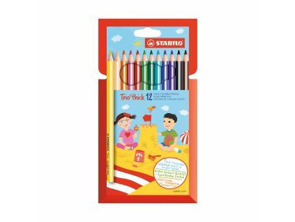 13024 stabilo trio thick 12pcs