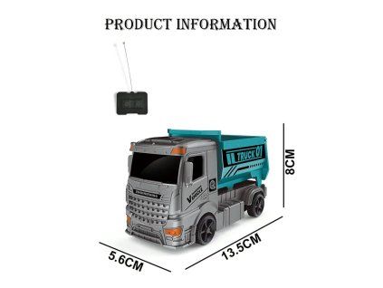 13198 paktat rc truck mini 2 ch technik sklapecka modra