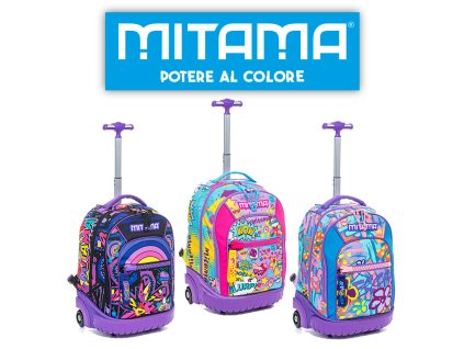 MITAMA Batoh na kolečkách Run Girl Mix