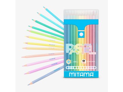 MITAMA Pastelky kulaté pastel 3,3mm/12ks