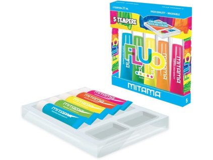 MITAMA Tempery pratelné READY FLUO 5ks