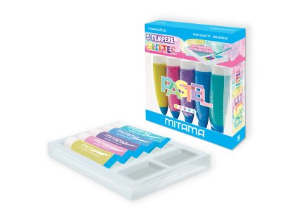 MITAMA Tempery pratelné READY Glitter 5ks