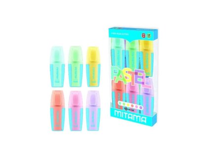 MITAMA Zvýrazňovač Mini Pastel 5mm/6ks