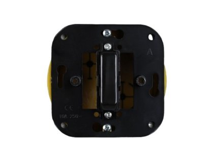 hranaty keramicky vypinac retro keramik c1 s kolebkou cerny komplet 3