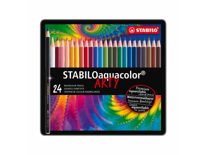 STABILO Aquacolor 24ks sada v plechu