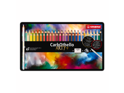 STABILO CarbOthello kovové pouzdro 48ks