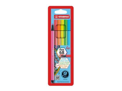 15004 stabilo pen 68 6ks neon