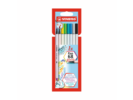 15061 stabilo pen 68 brush 8ks