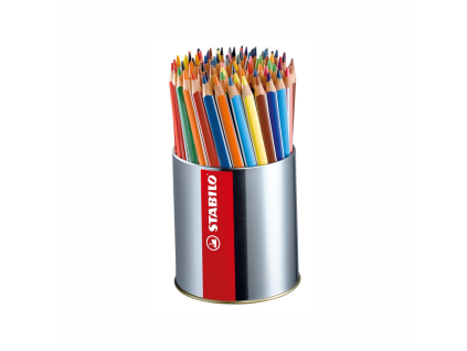 STABILO Trio thick 92ks plechová dóza