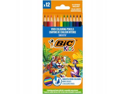 BIC Pastelky dřevěné 12 ks