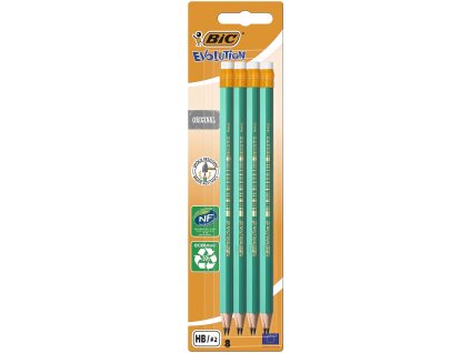 Grafitové tužky s gumou 4ks