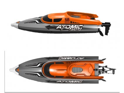 QST RC člun / loď high speed D601, oranžová