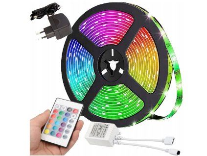 LED RGB páska DD 005App, SMD2835, 40tlačítek, IP20 , 5m 1