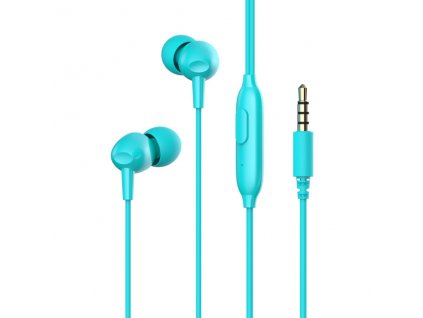 HAVIT sluchátka s mikrofonem E48P, modrá