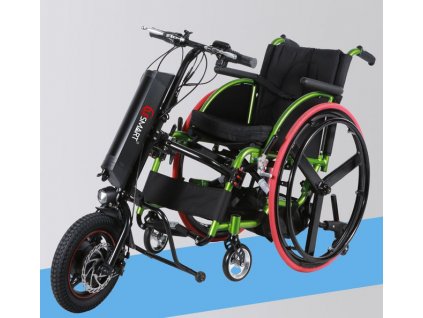 Přídavný pohon / motor k invalidnímu vozíku 350W/8Ah