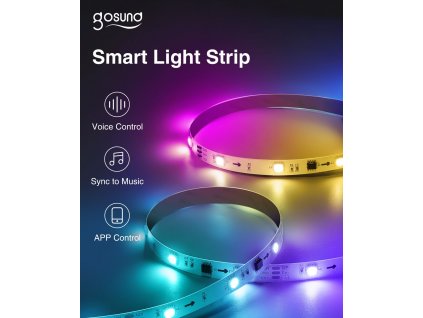 GOSUND NITEBIRD LED RGB páska WIFI SL1-2,8m 5V/2A