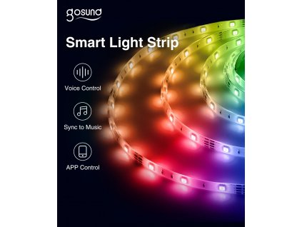 GOSUND NITEBIRD LED RGB páska WIFI SL2-5m 12V/1A