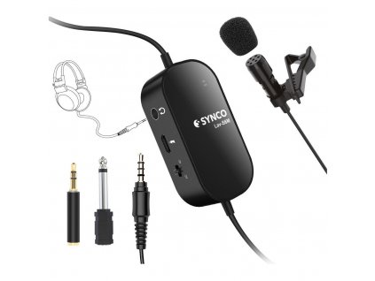 SYNCO mikrofon Lav-S6M2 3,5mm s monitorem real.času