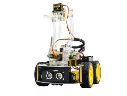 Keyestudio KS0523 Arduino robotické auto 4WD s mechanickou paží