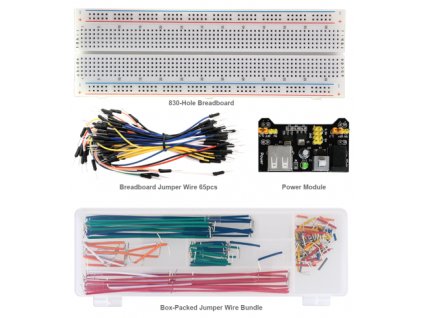 Keyestudio  KS0340 Arduino sada Breadboard 830 + propojovací kabely p