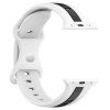 10008 reminek pro apple watch silikonovy 38 40 41mm bilocerny