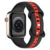 10014 1 reminek pro apple watch silikonovy 38 40 41mm cernocerveny