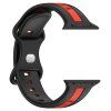 10014 2 reminek pro apple watch silikonovy 38 40 41mm cernocerveny