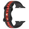 10014 reminek pro apple watch silikonovy 38 40 41mm cernocerveny