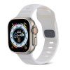 10053 reminek pro apple watch silikonovy sportovni 42 44 45 49mm bily