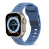Řemínek pro Apple watch silikonový sportovní 42/44/45/49mm modrý