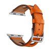 10080 reminek pro apple watch kozeny 38 40 41mm oranzovy