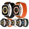 10173 1 reminek pro apple watch nylon kozeny 38 40 41mm bily