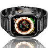Řemínek pro Apple watch kovový 3Beads 44mm s krytem černý