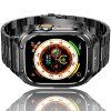 10251 1 reminek pro apple watch kovovy 3beads 45mm s krytem cerny
