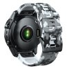 Řemínek pro Garmin Forerunner 735XT 26mm black-white camouflage
