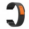 10347 reminek pro garmin fenix nylonovy 26mm sedy