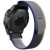 10353 2 reminek pro garmin fenix nylonovy 22mm sedy modry pas