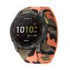 10386 reminek pro garmin quickfit nylonovy 22mm orange camouflage