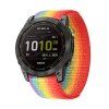 10389 reminek pro garmin quickfit nylonovy 22mm duhovy