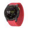 Řemínek pro Garmin QuickFit nylonový 22mm červená