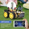 10617 3 keyestudio arduino chytre robot auto 4wd bt v2 0