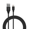 DEVIA kabel USB lightning 2m černy