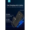 DEVIA powerbank 10000mAh 4 kabely 22,5W ES černá